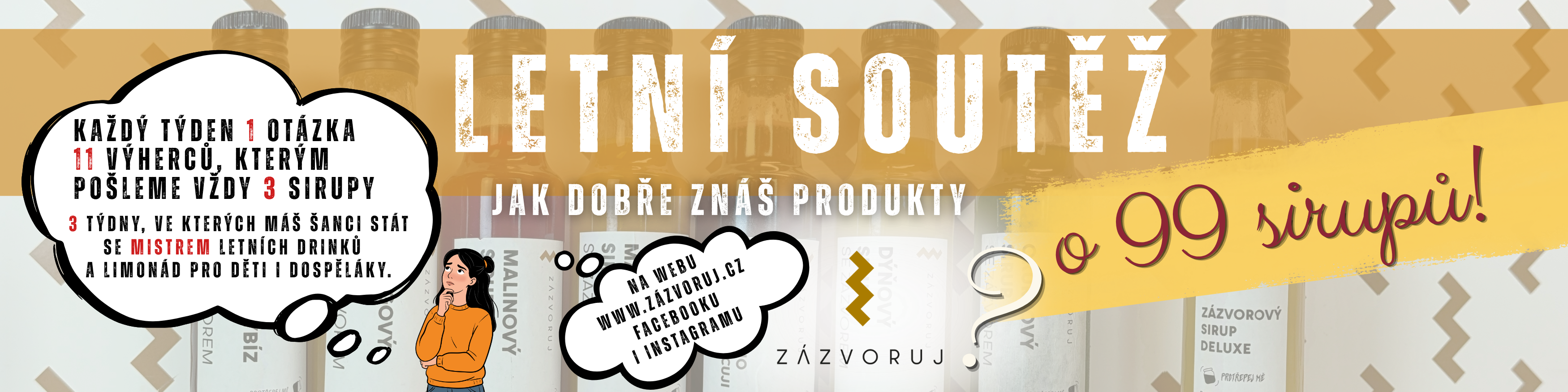 Velká soutěž o sirupy Zázvoruj